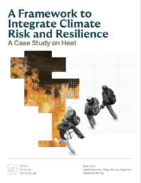 Cover image of Data-Driven EnviroLab Framework for Climate Risk and Resilience report